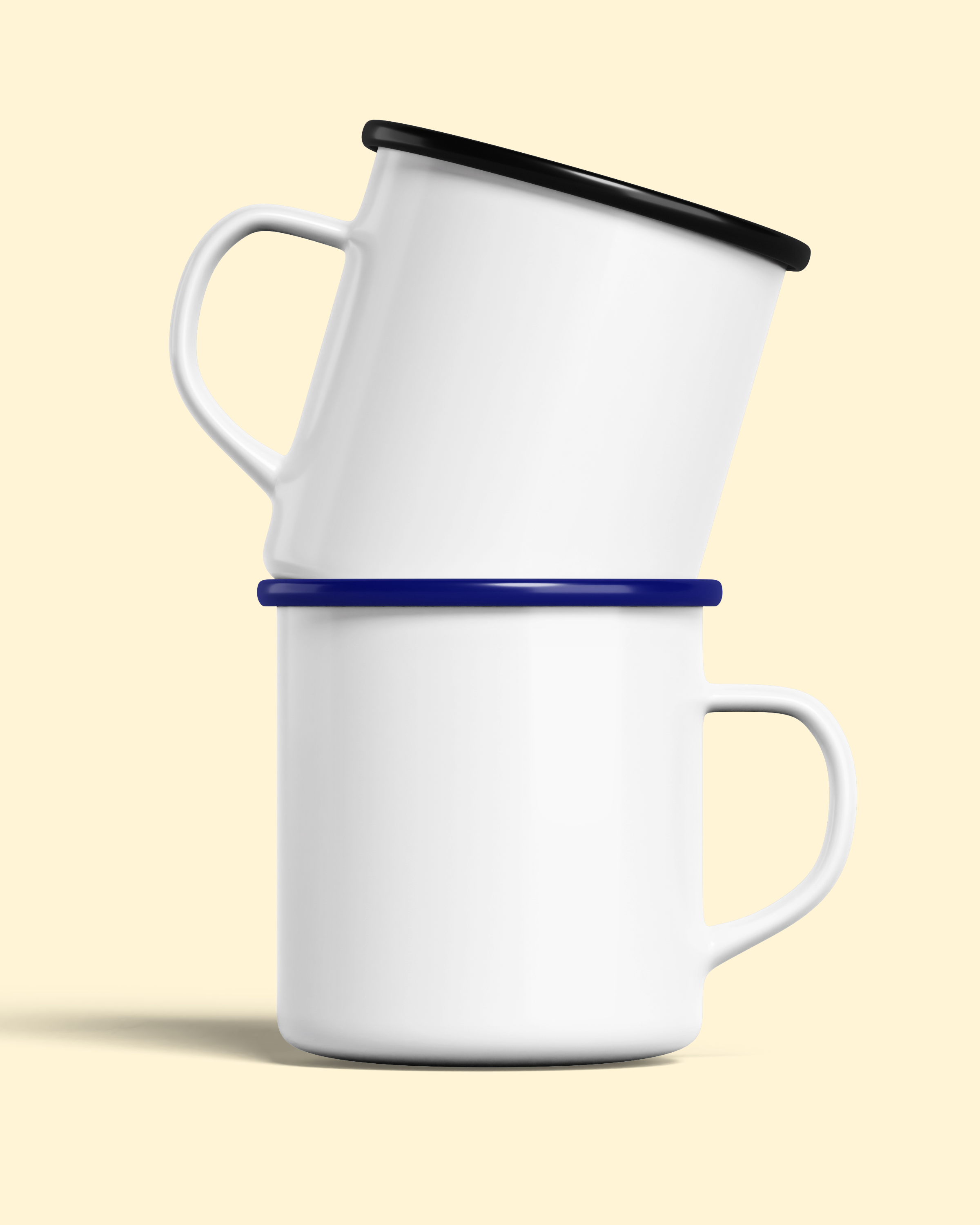 Tasse en émail