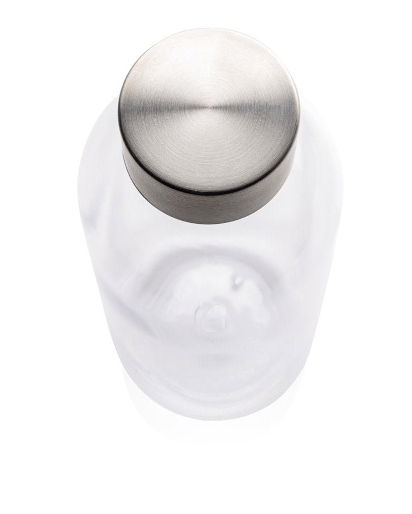 Leakproof Water Bottle with Metallic Lid