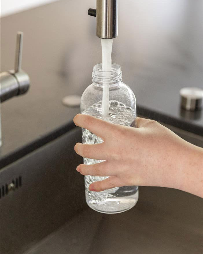 Leakproof Water Bottle with Metallic Lid